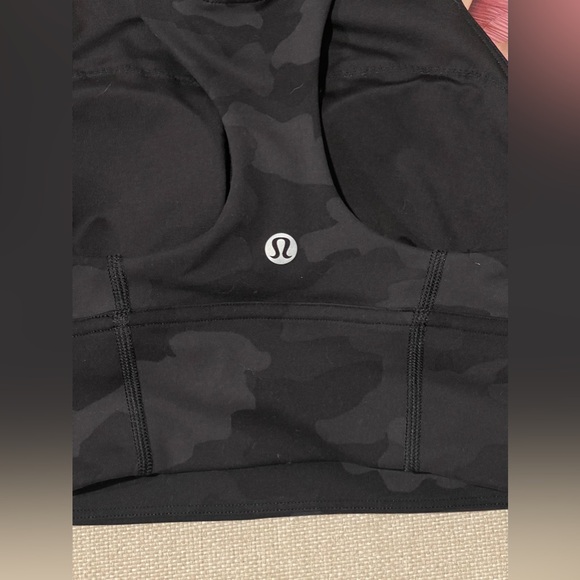 Lululemon Wunder Train Longline Bra Medium Support C/D Cup In Camo Size 2 - Picture 13 of 14